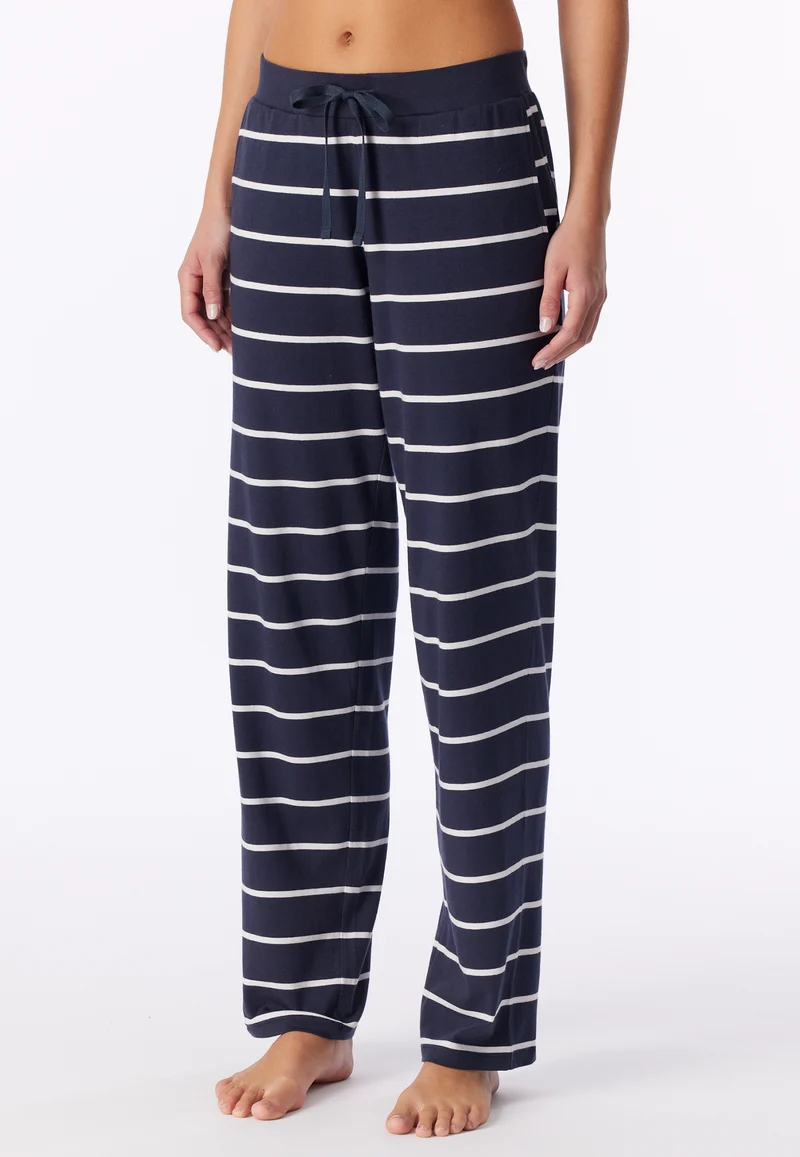 Hose Dunkelblau/Weiss gestreift - Mix+Relax