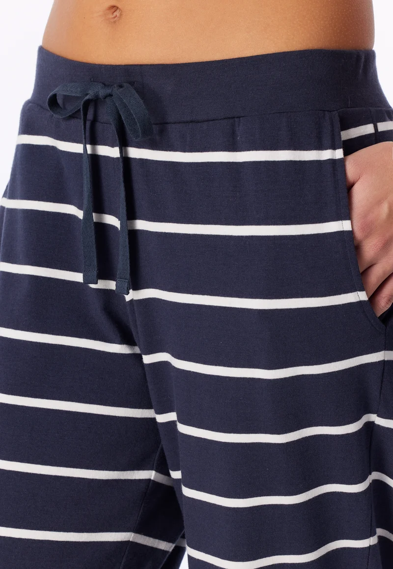 Hose Dunkelblau/Weiss gestreift - Mix+Relax