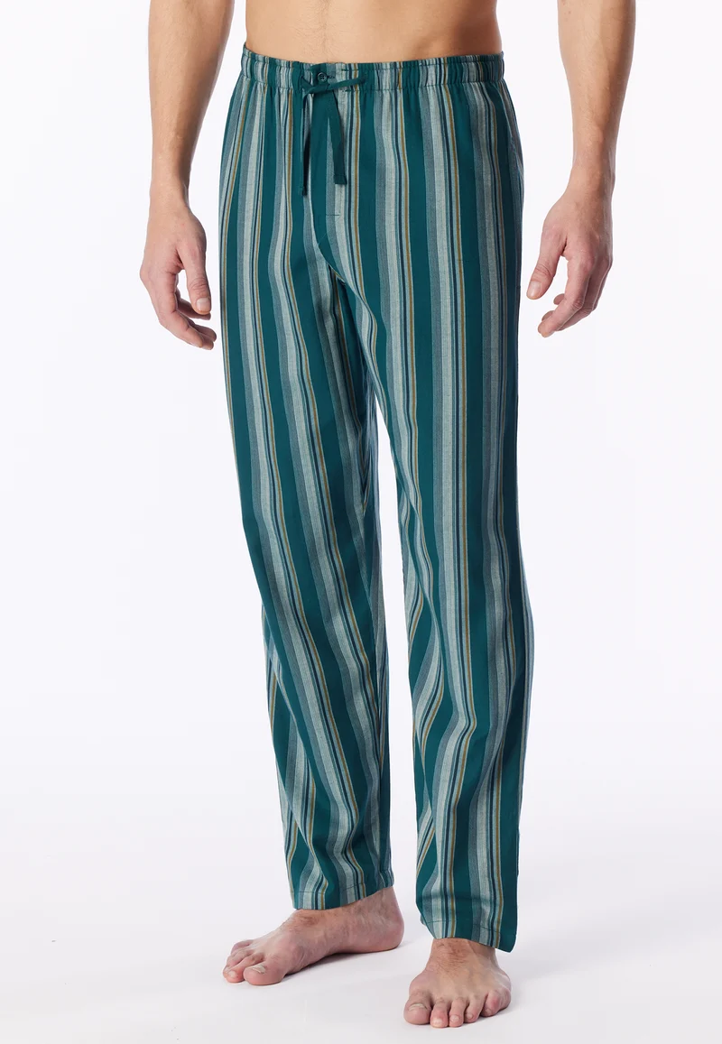 Hose Petrol/Blau gestreift - Mix+Relax