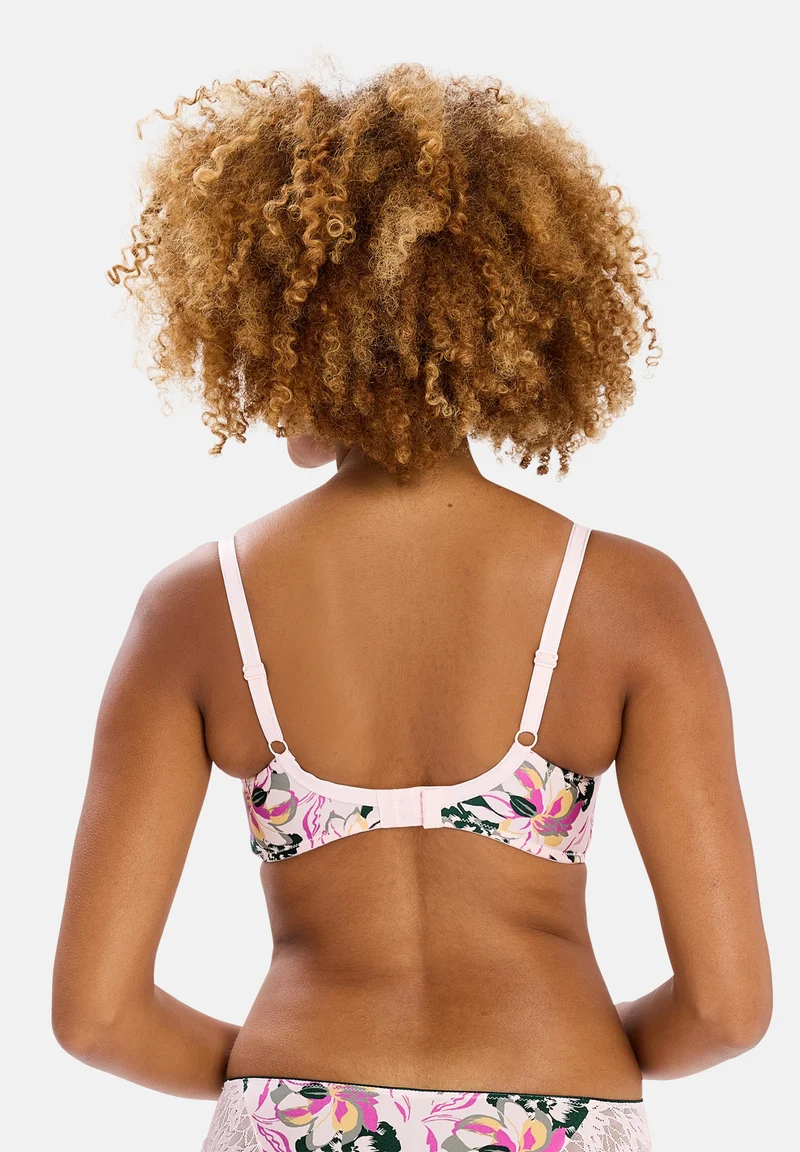 Soutien-gorge emboîtant avec armatures et imprimé floral