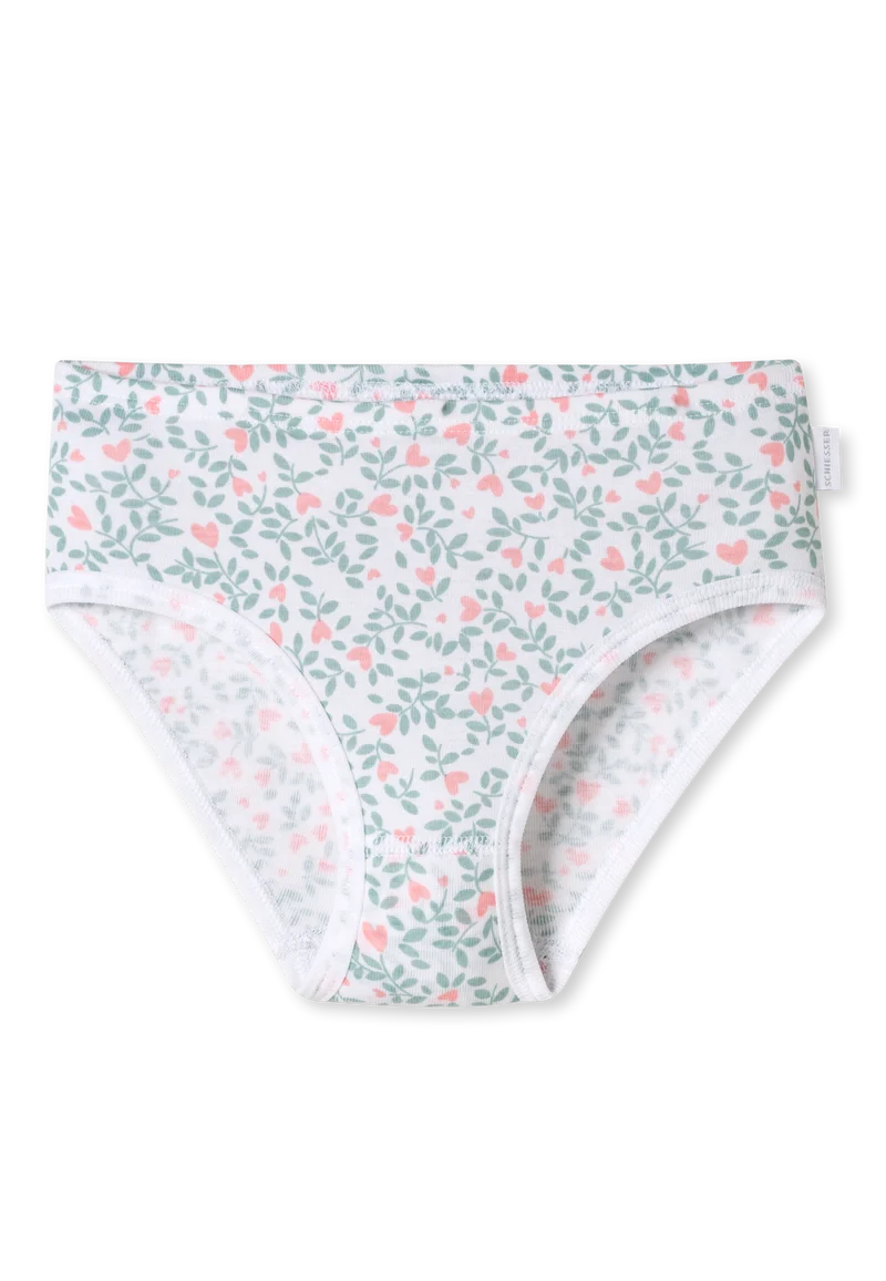 Slip Feinripp 3er-Pack Mint/Weiss - Fine Rib