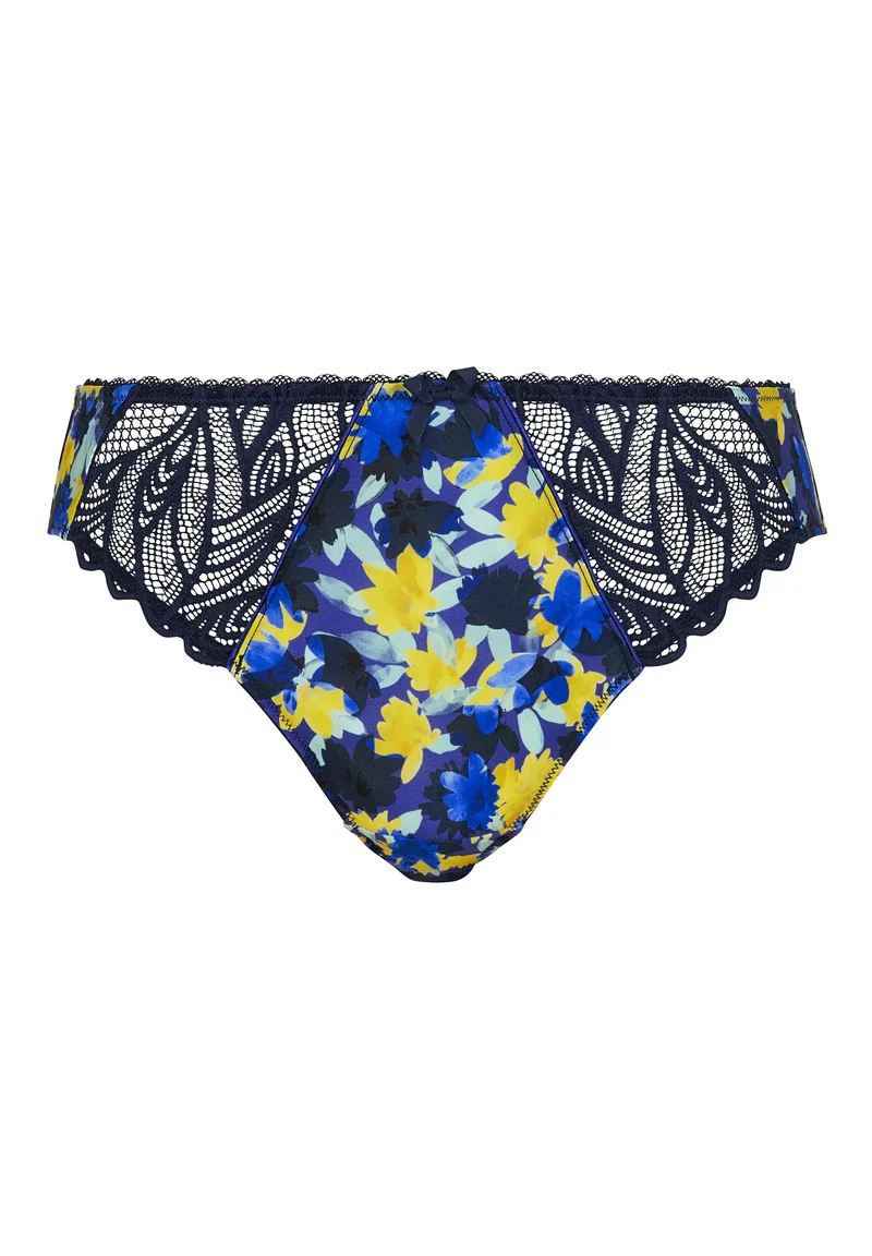 Slip Célia Fleurs Bleues & Jaunes