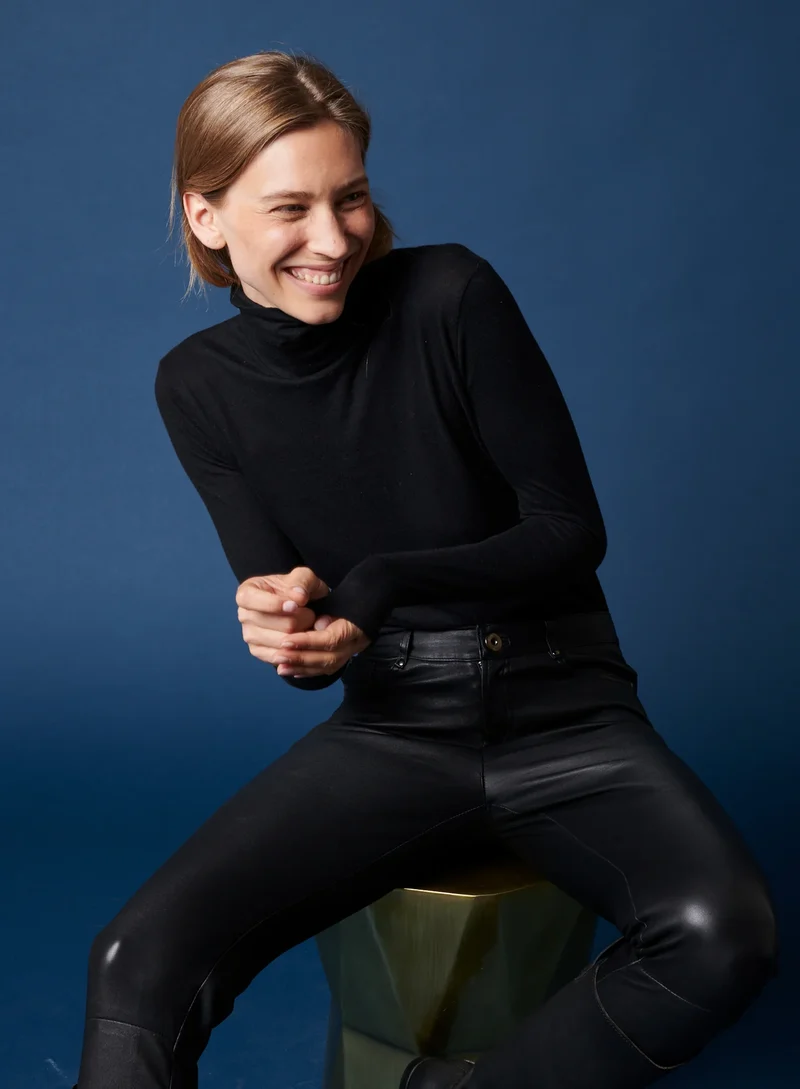 Col roulé moulant Soft Touch