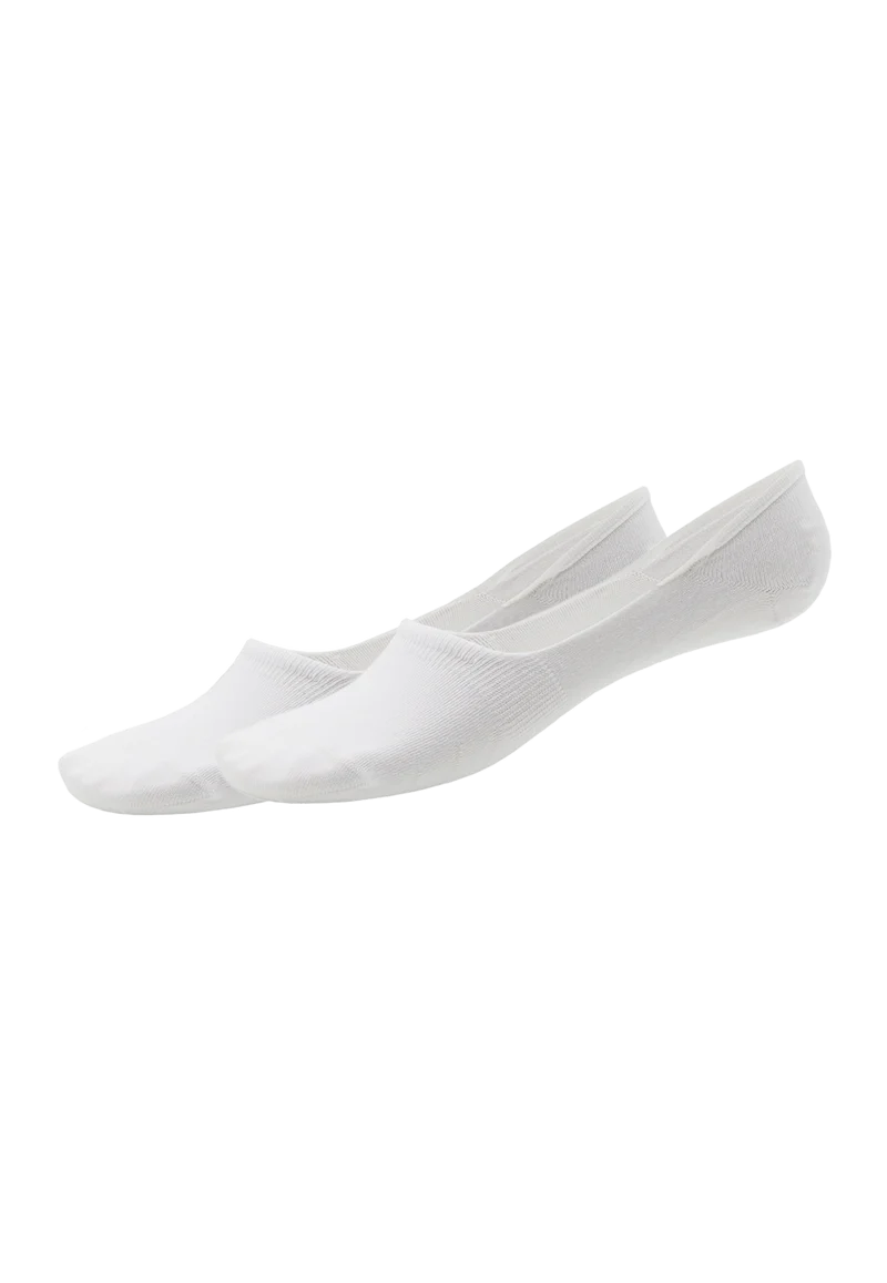 Füßlinge Damen 2er-Pack Weiss - Long Life Cool