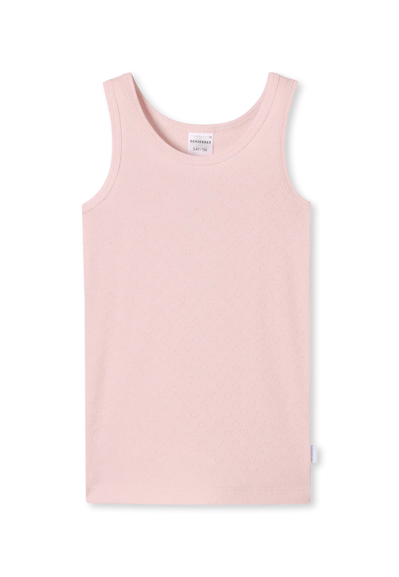 Unterhemd Feinripp Rosa - Ajourée