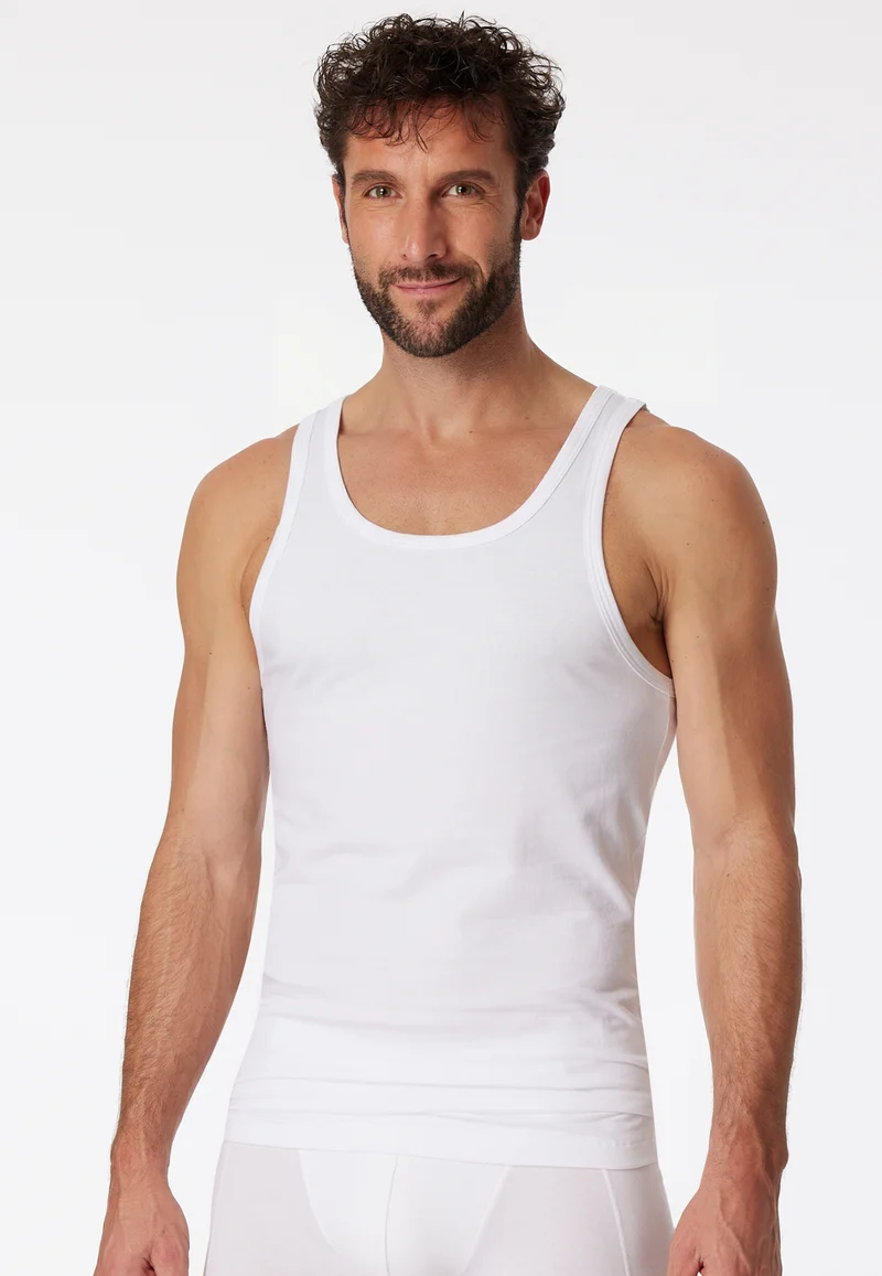 Tank Top 2er-Pack Schwarz/Weiss - 95/5