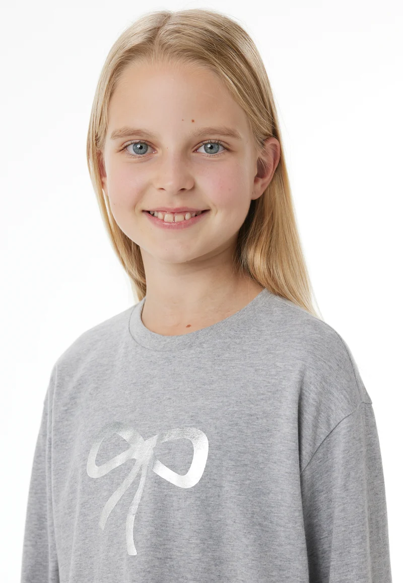 Schlafanzug Grau/Dunkelblau gemustert - Nightwear