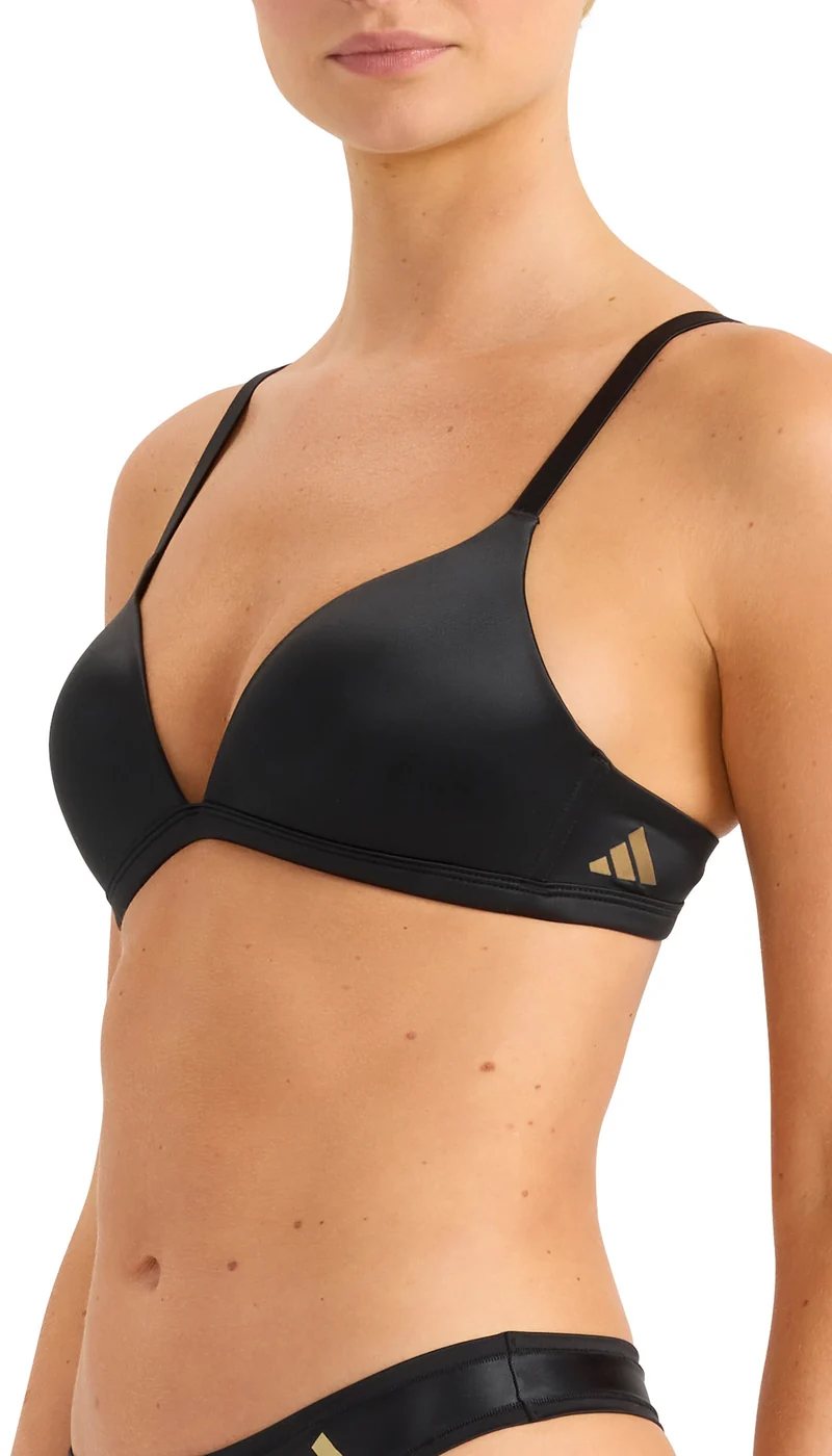 BH ohne Bügel mit gepolsterten Cups Schwarz - ADIDAS