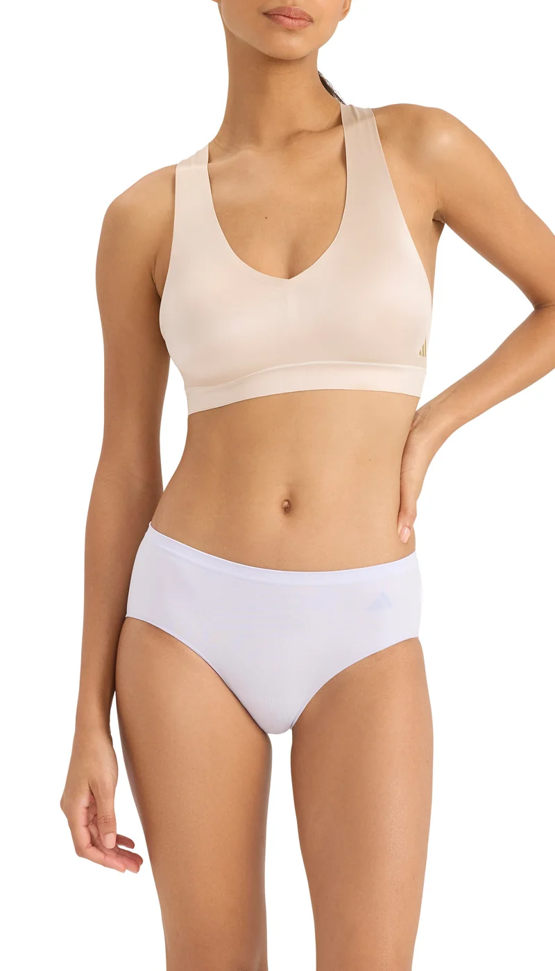 Hipster Slip 3er-Pack Weiss - ADIDAS