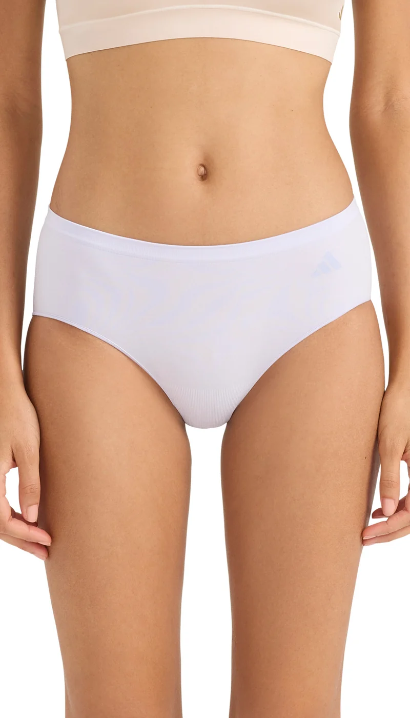 Hipster Slip 3er-Pack Weiss - ADIDAS