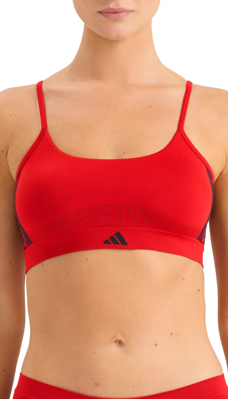 Bustier mit herausnehmbaren Pads Rot - ADIDAS