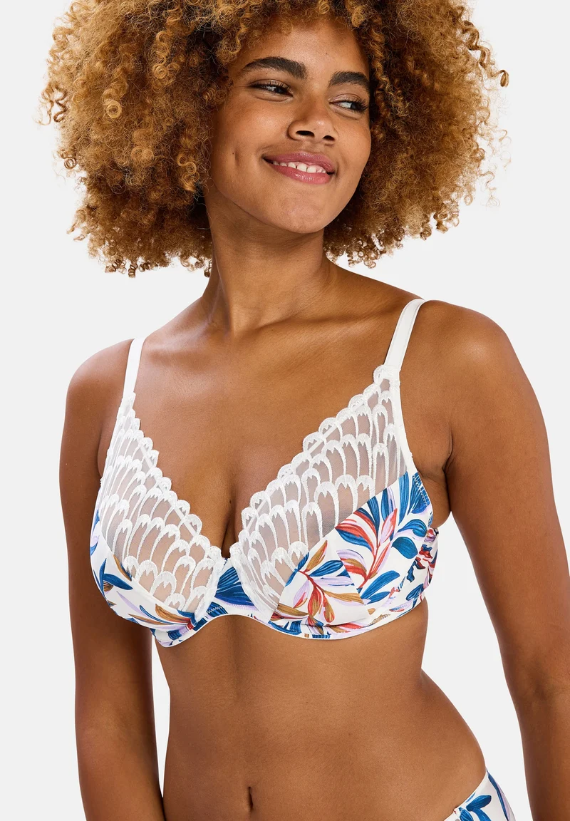 Soutien-gorge emboîtant Narcisse Imprimé Végétal