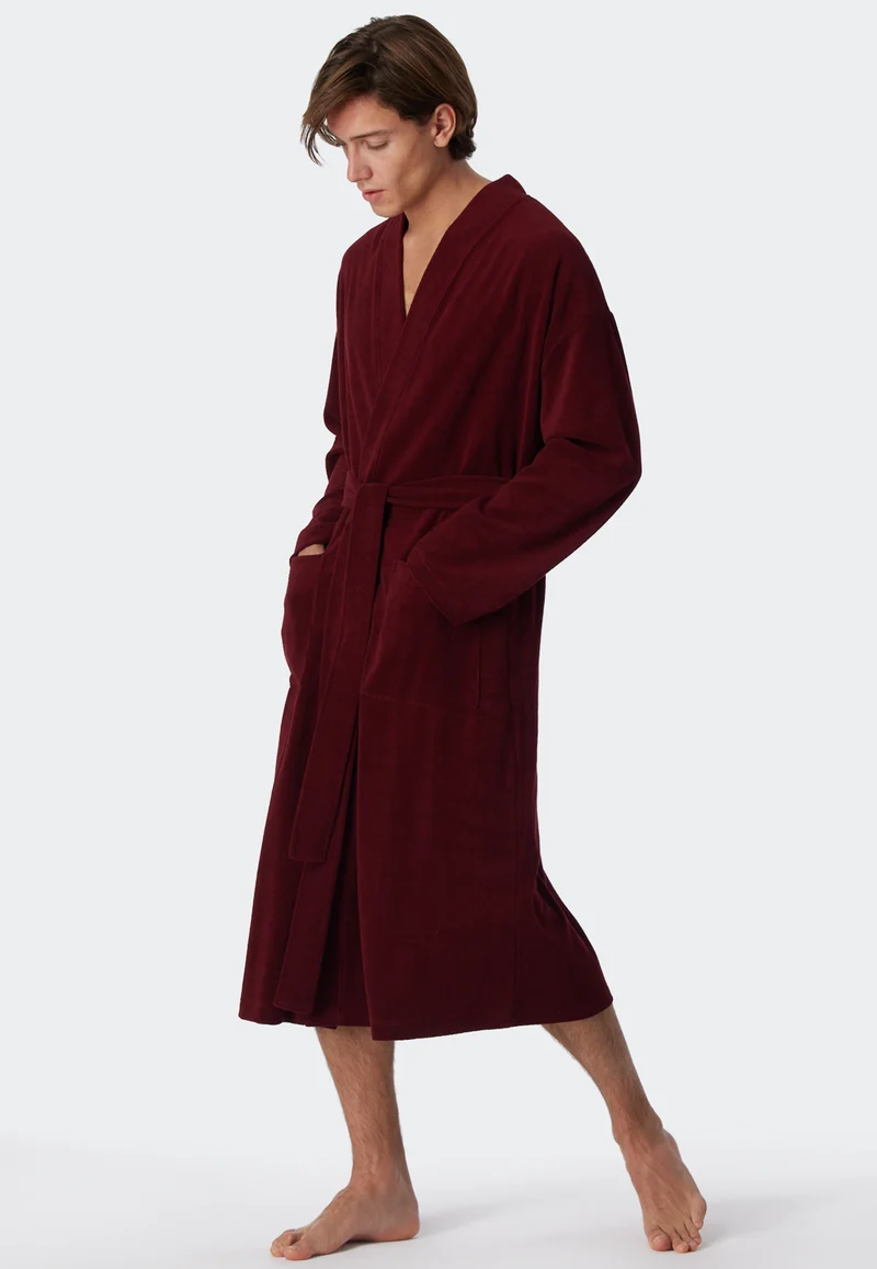 Bademantel Bordeaux - Feather Terry
