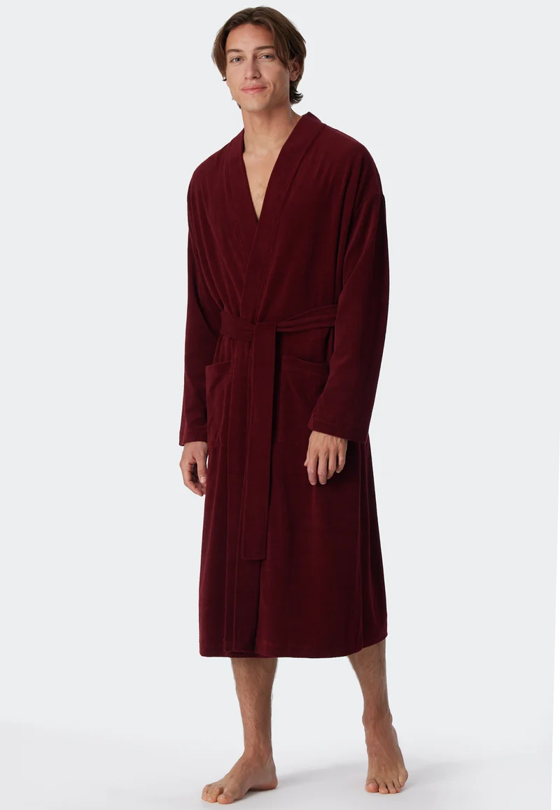 Bademantel Bordeaux - Feather Terry