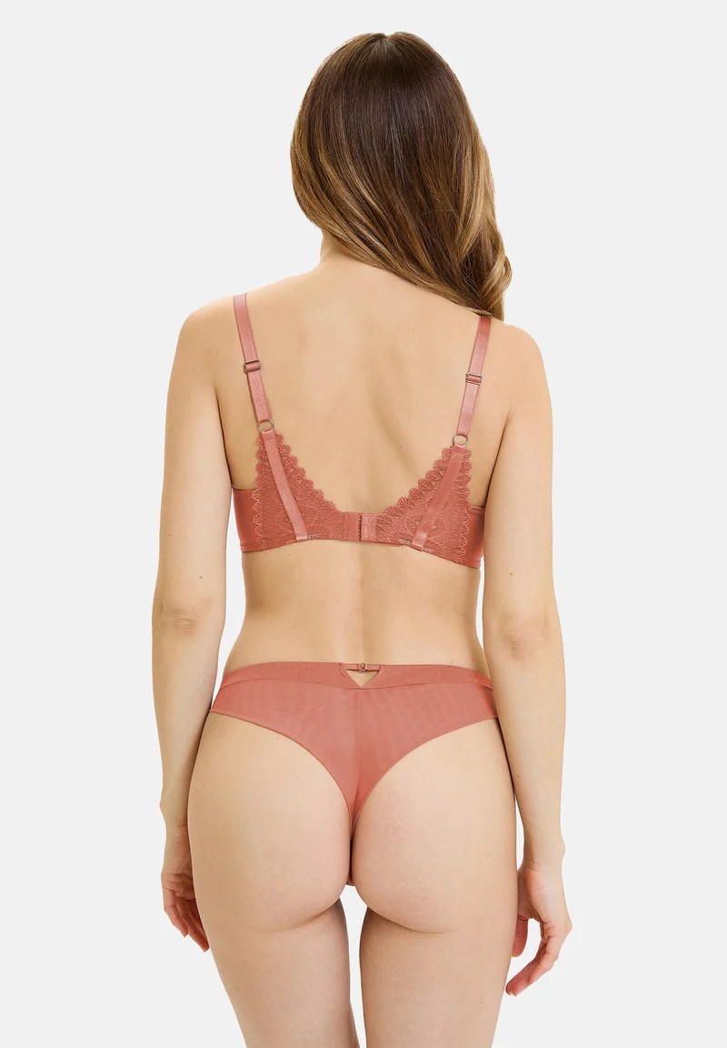 Tanga Olympe Marron Cuivré