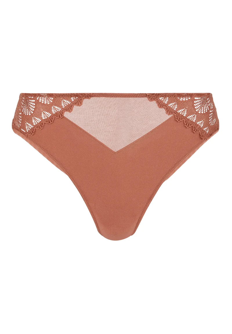 Tanga Olympe Marron Cuivré