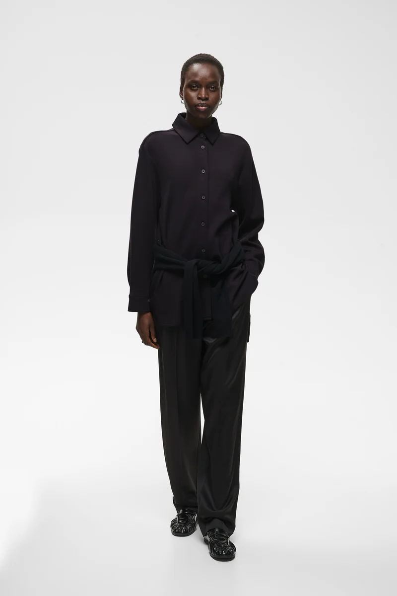 Chemise oversize à poignets boutonnés Baya Vincent