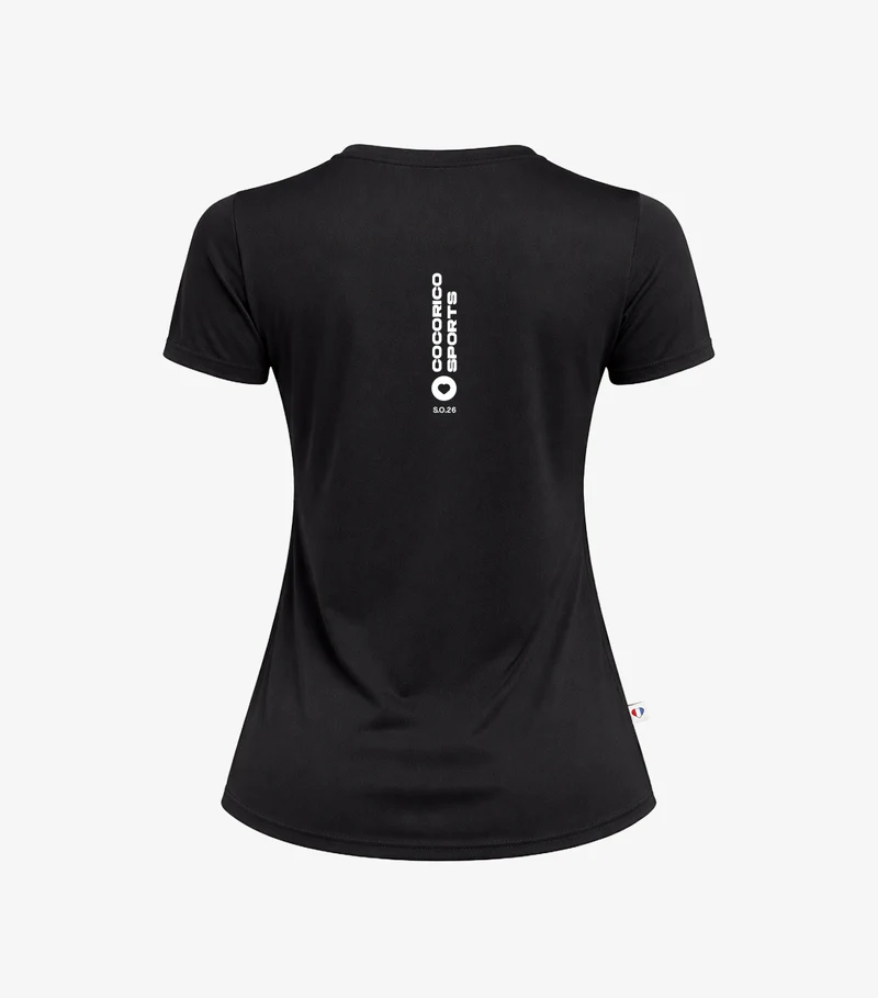 T-Shirt Sport Femme Noir - Focus