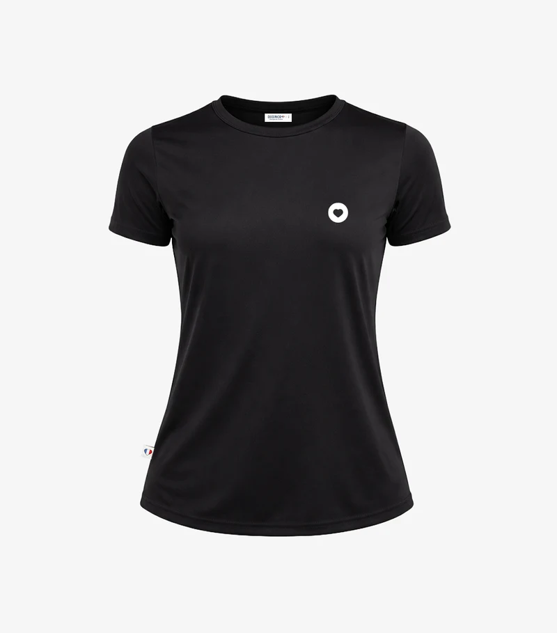 T-Shirt Sport Femme Noir - Boost