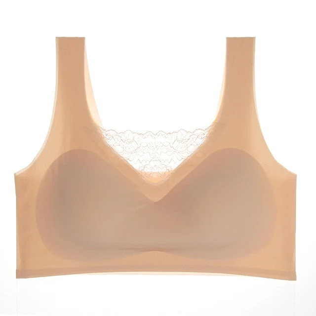Weseelove Women Seamless Plus Size Bra 110D 115E Push Up Bras Comfortable Wireless Sexy Women Anti-Exposure Sports Vest Bra E86