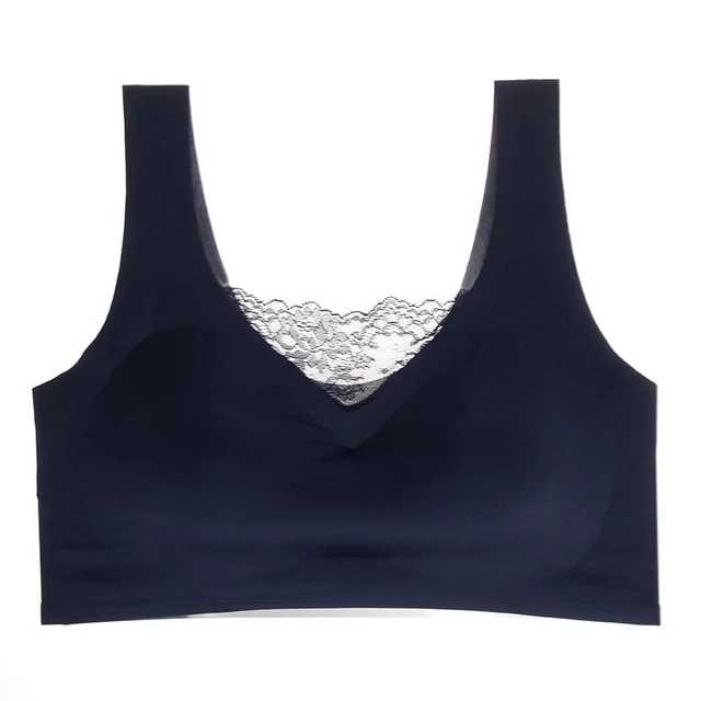 Weseelove Women Seamless Plus Size Bra 110D 115E Push Up Bras Comfortable Wireless Sexy Women Anti-Exposure Sports Vest Bra E86