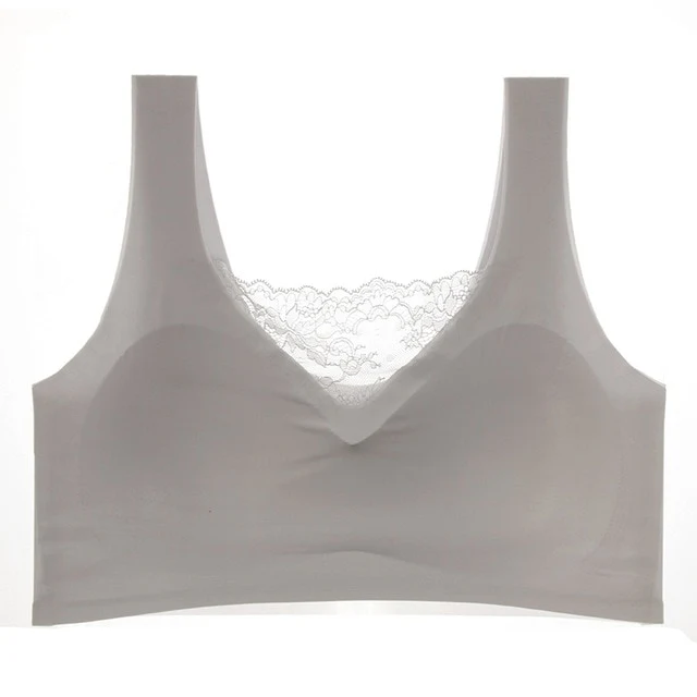 Weseelove Women Seamless Plus Size Bra 110D 115E Push Up Bras Comfortable Wireless Sexy Women Anti-Exposure Sports Vest Bra E86