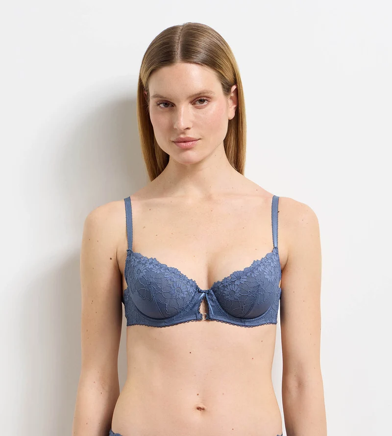 Soutien-gorge à armatures poudre bleue Slow Days Fresh Vibes
