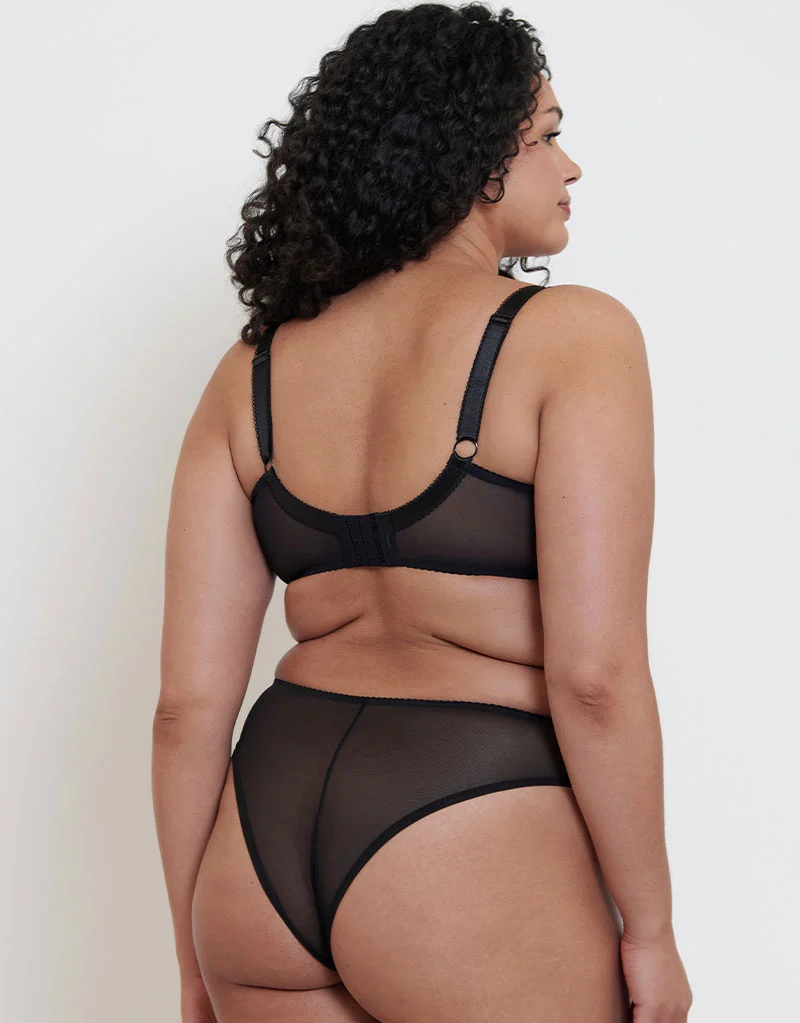 Flirtelle Rosie Balcony Bra Black/Gold