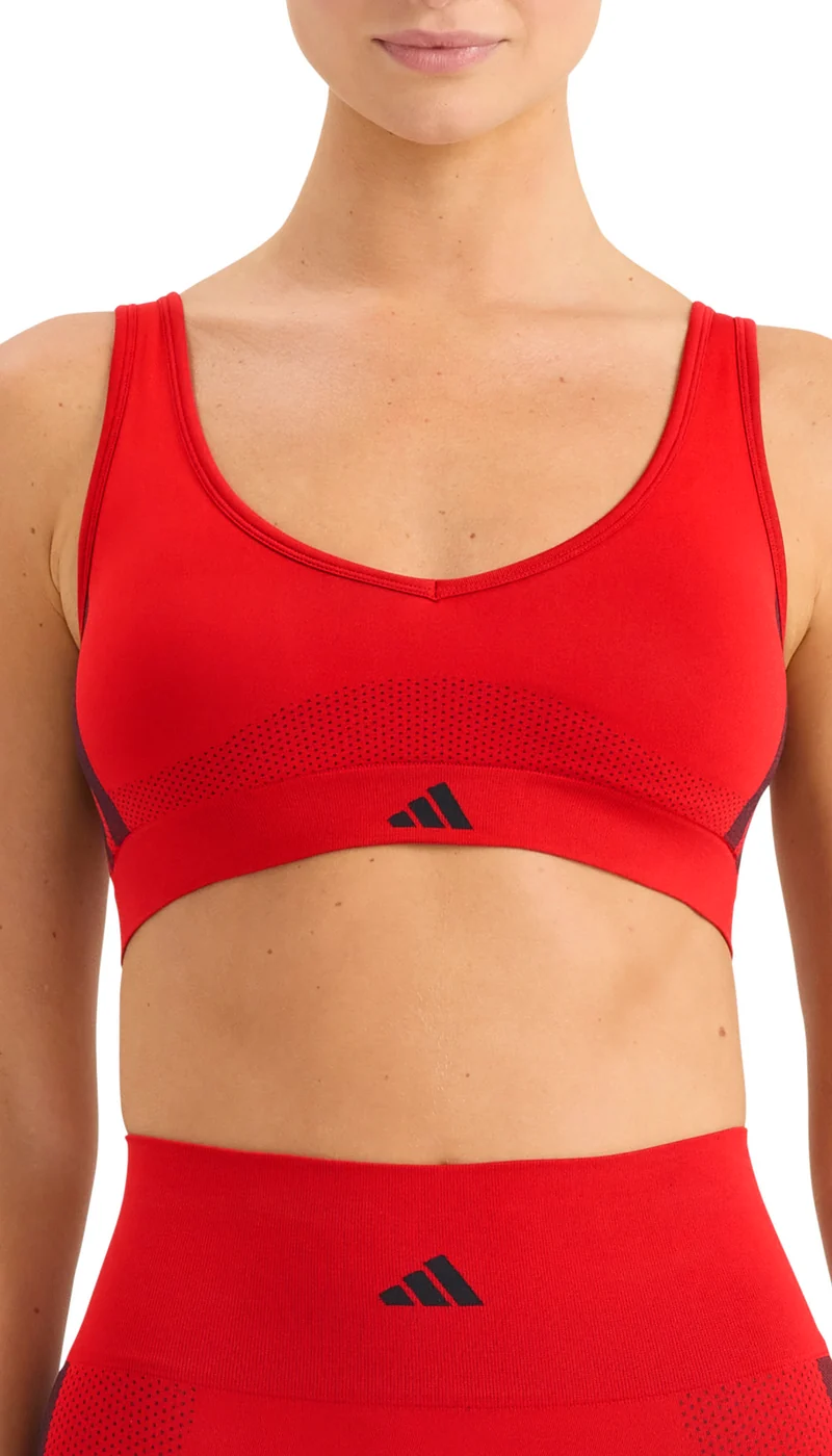 Bustier mit herausnehmbaren Pads Rot - ADIDAS