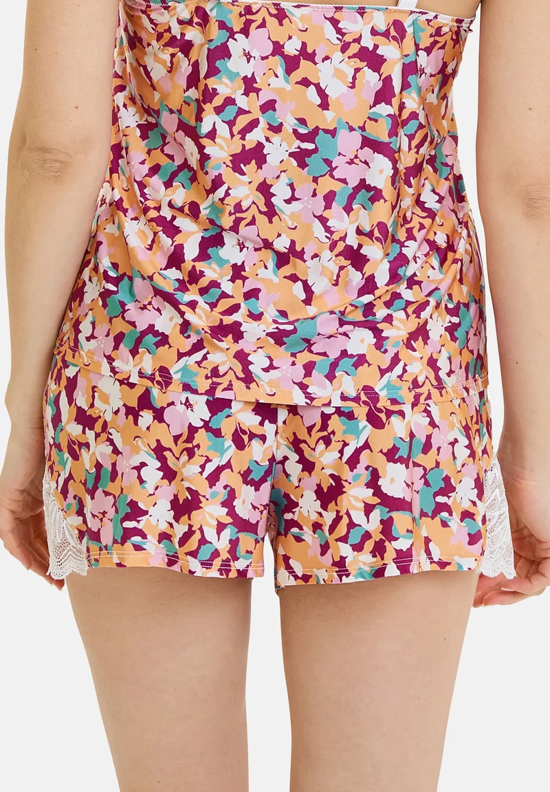 Short Suzan Fantaisy Fleurs Fuchsia