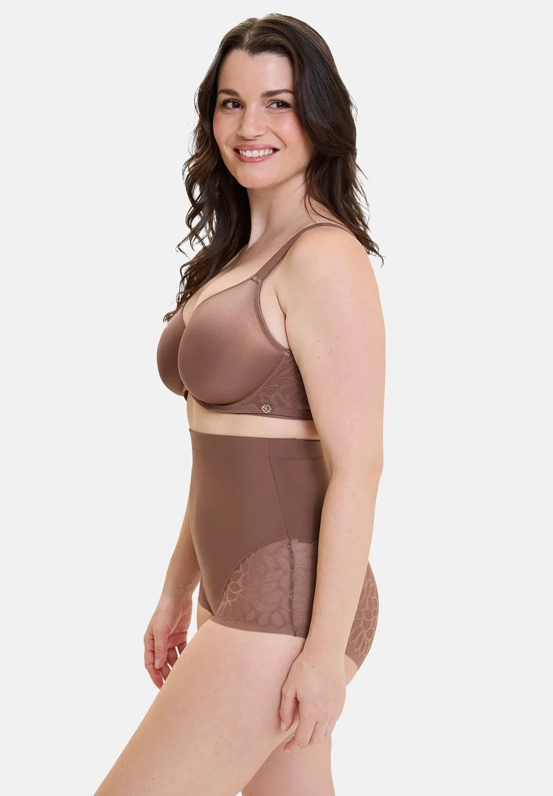 Culotte taille très haute Perfect Curves Marron Muscade