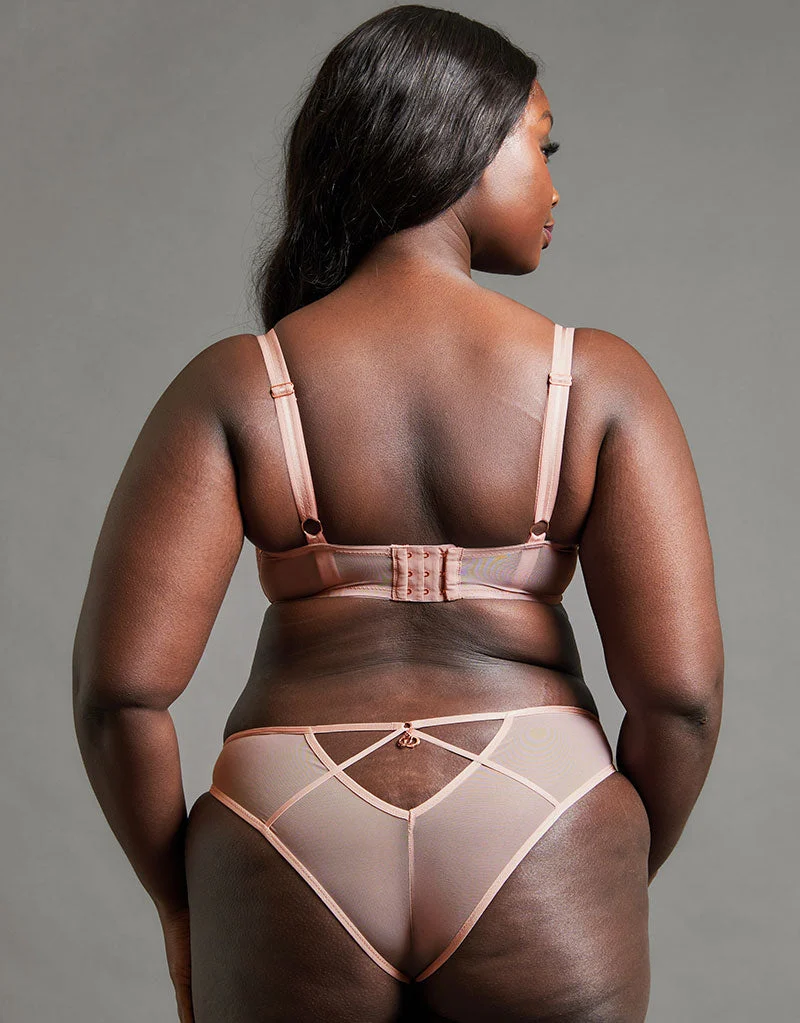 Scantilly Restraint Balcony Bra Dusty Rose