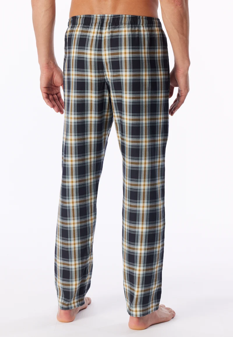 Hose Blau/Gelb kariert - Mix+Relax