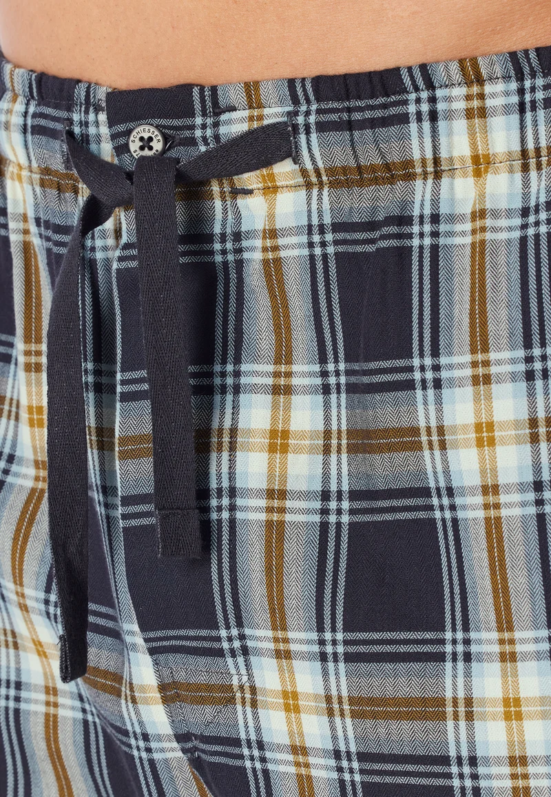 Hose Blau/Gelb kariert - Mix+Relax