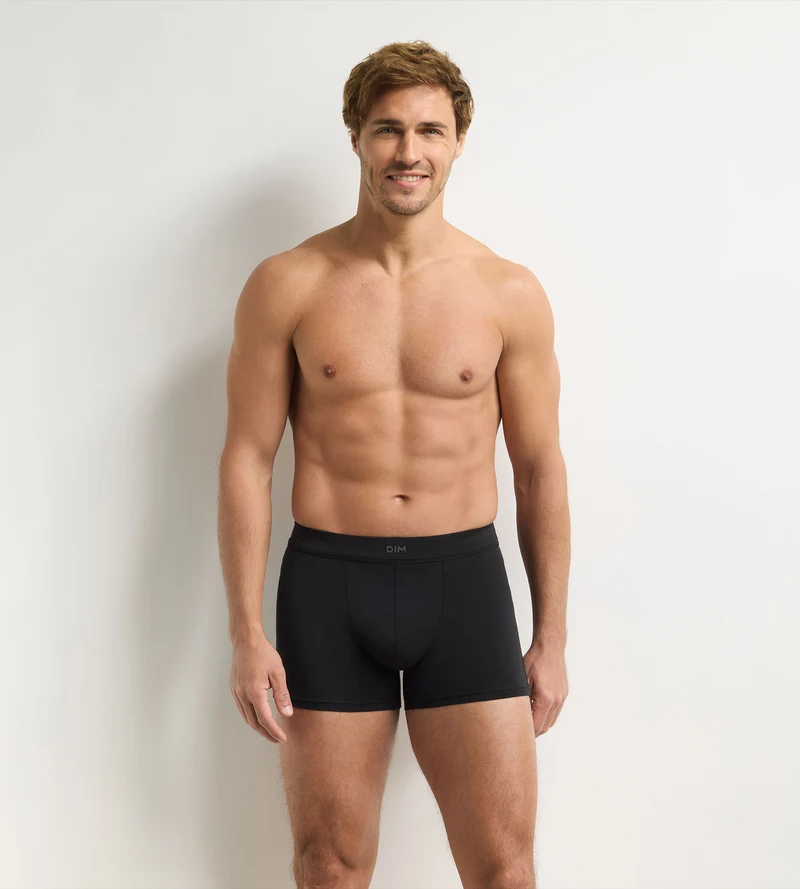 Boxer Homme Gentleman Coton Modal Noir