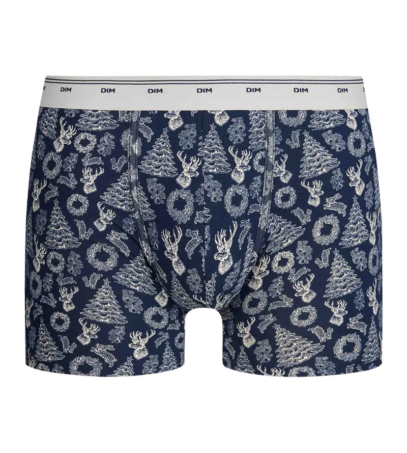 Boxer homme imprimé bleu Trendy