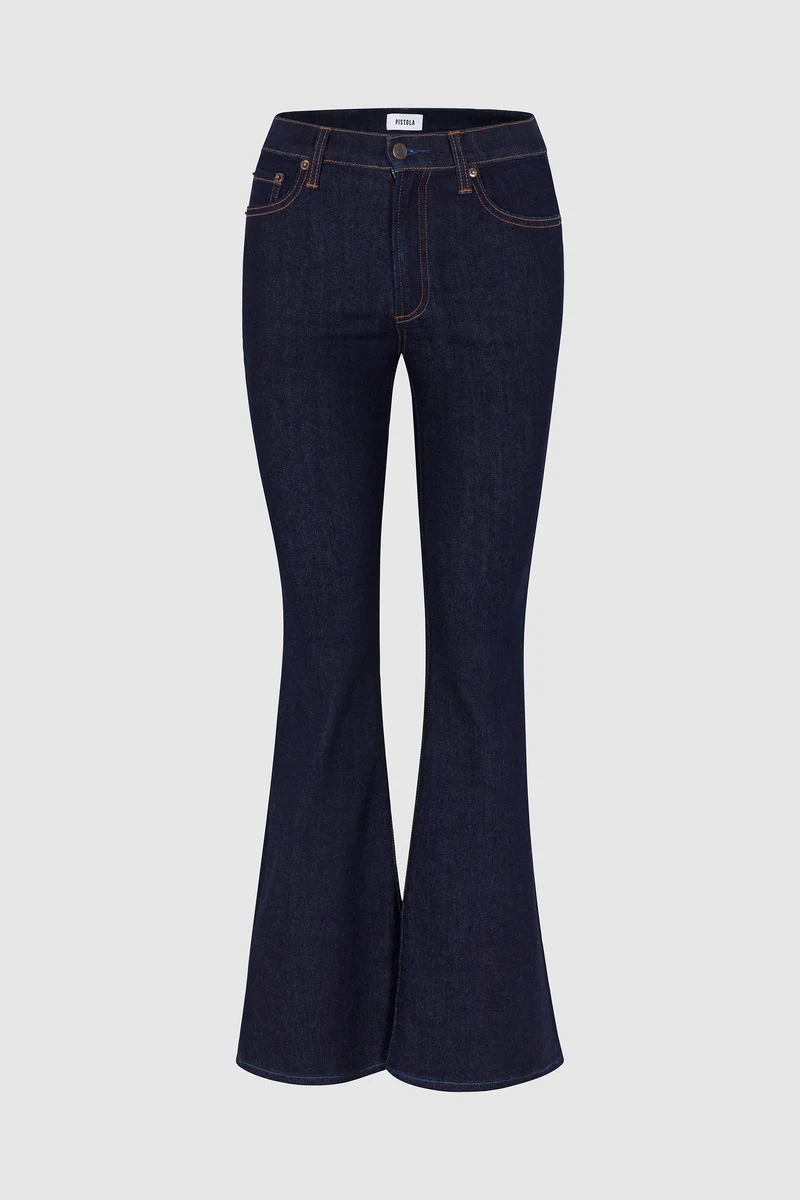 Jeans ultra évasés à taille mi-haute Kinsley