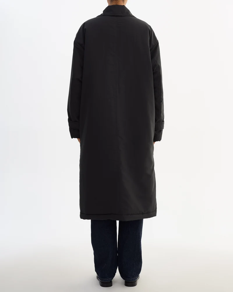 Manteau long matelassé avec écharpe amovible Gracie