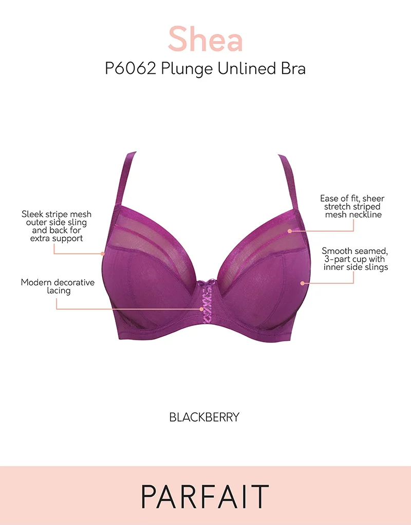 Parfait Shea Plunge Bra Blackberry