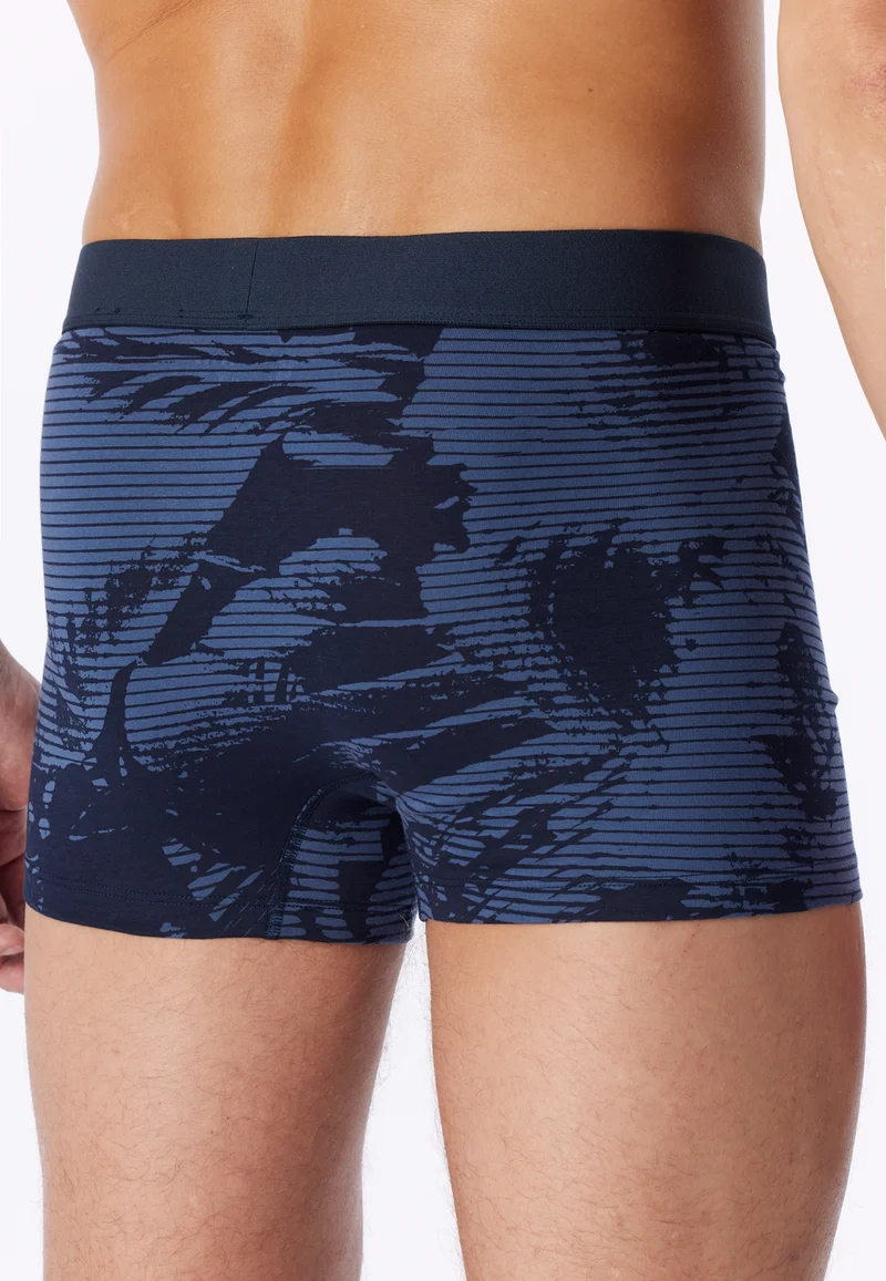 Enge Boxershorts Blau gemustert - 95/5
