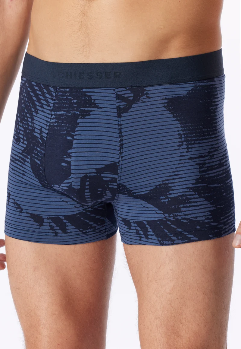 Enge Boxershorts Blau gemustert - 95/5