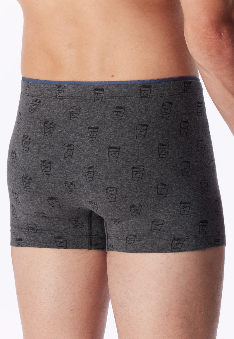 Enge Boxershorts Grau gemustert - 95/5