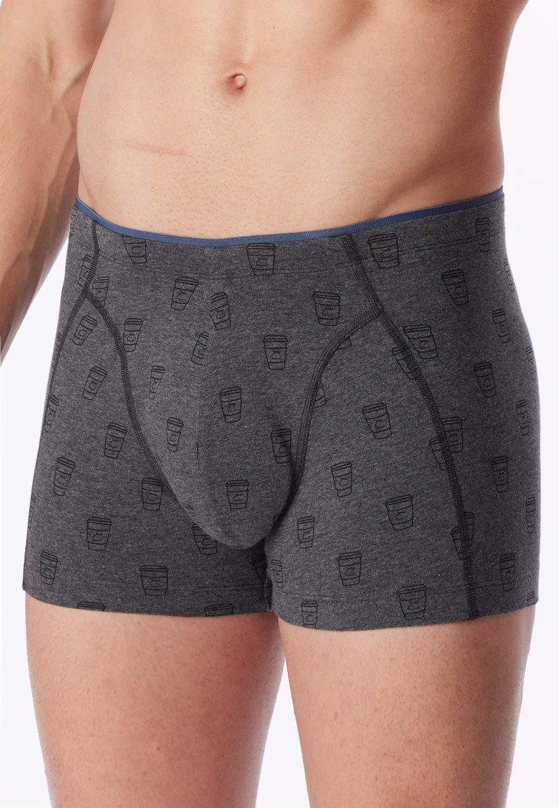 Enge Boxershorts Grau gemustert - 95/5