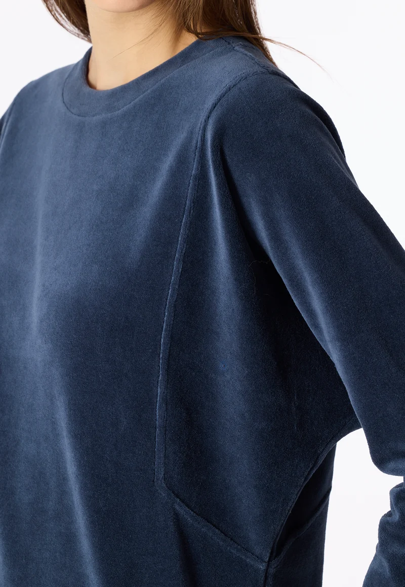 Lounge Set Dunkelblau - Casual Velour
