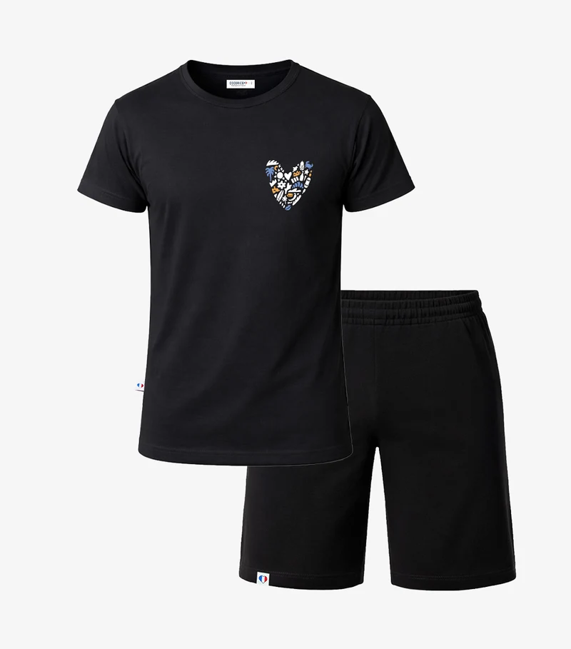 Ensemble Pyjama Homme Noir/Noir - Rêveur
