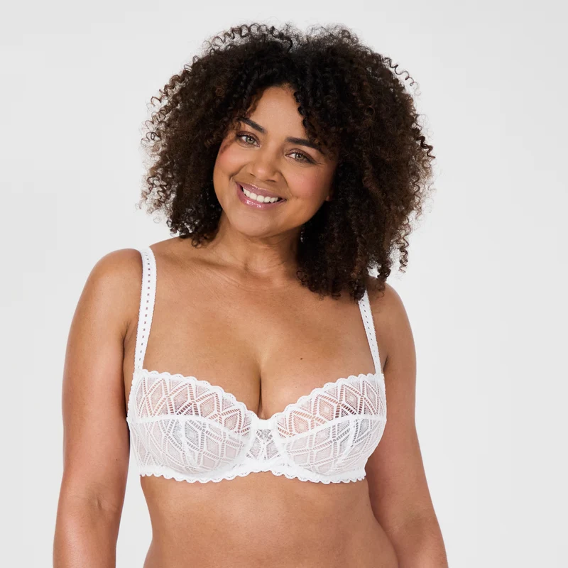 Soutien-gorge emboîtant blanc Amelia