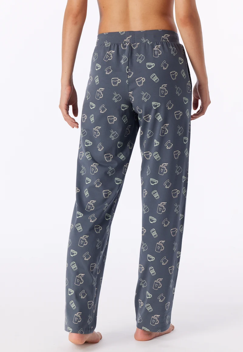 Hose Blau gemustert - Mix+Relax