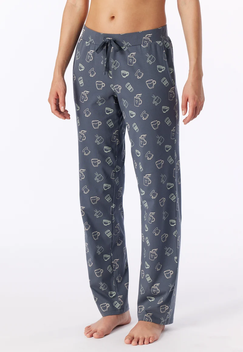 Hose Blau gemustert - Mix+Relax