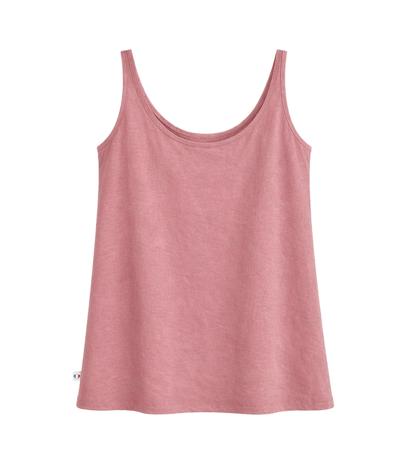 Débardeur en Lin Femme Rose - Intemporel
