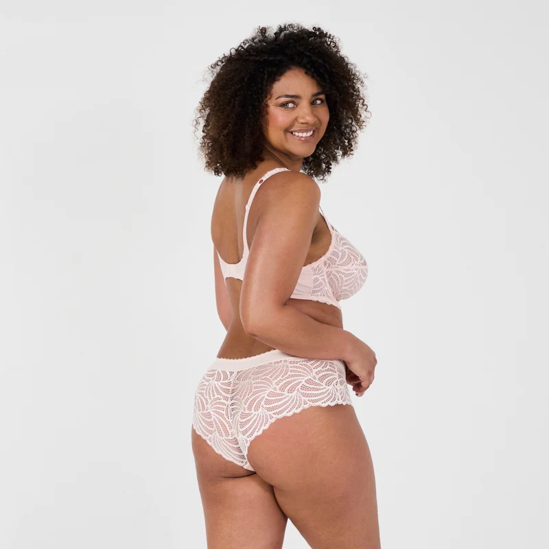 Shorty rose poudré Pampelune